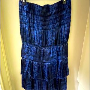 Isabel Marant silk satin tiered skirt